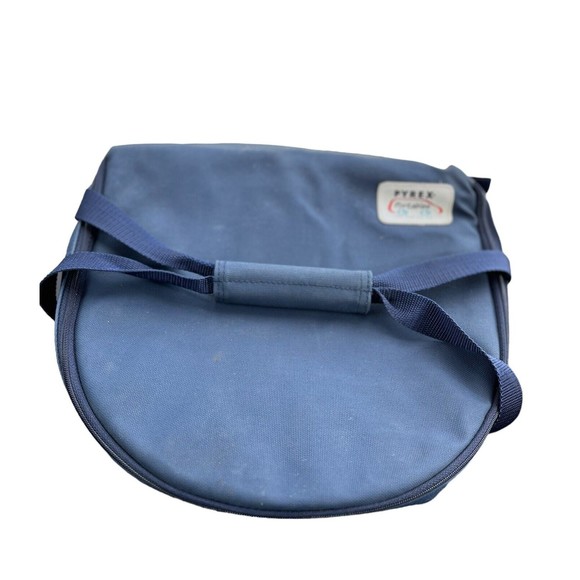 Vintage Pyrex Portables Round Insulated Bag Microcore Cold and Hot Pockets - Picture 1 of 6